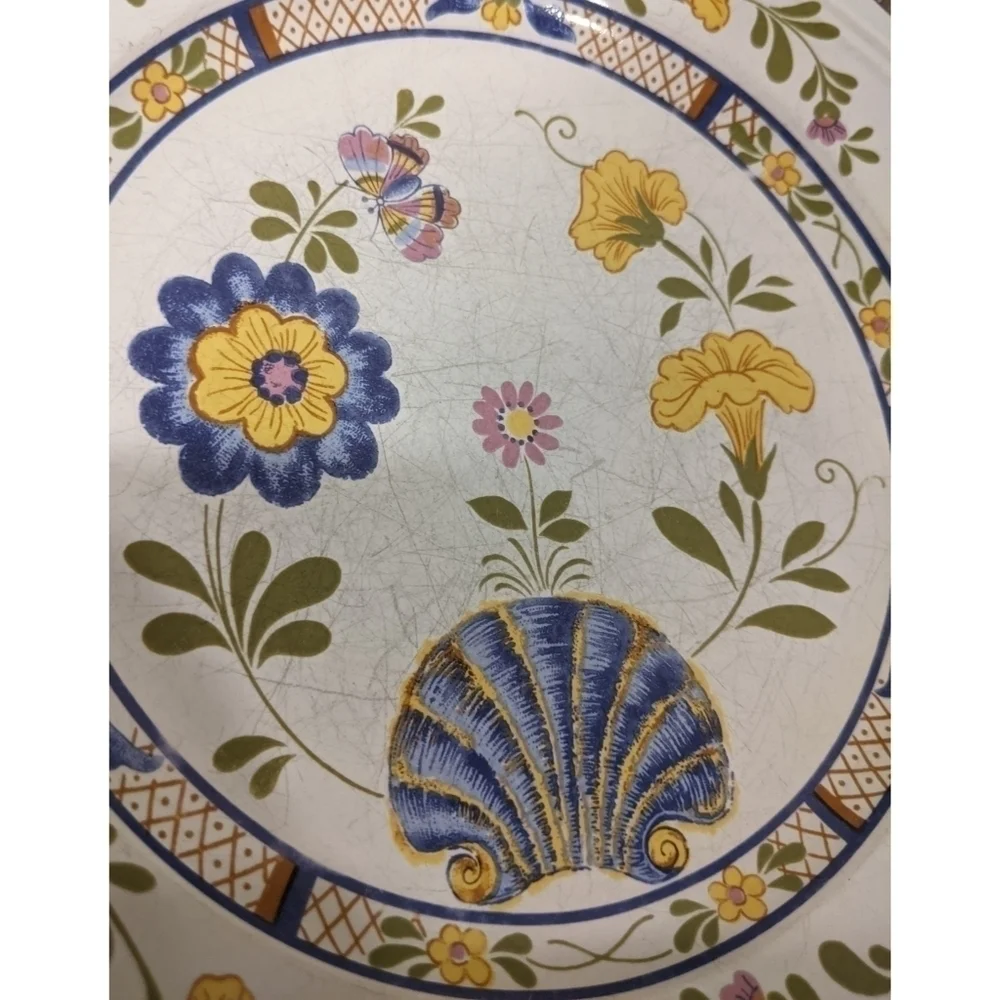 George Briard Bretonne Two Cereal Bowls and One Salad Plate